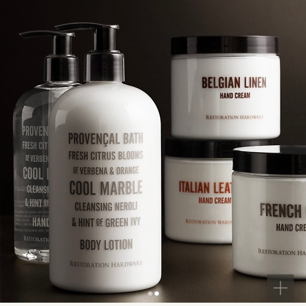 RH HOME RESTORATION HARDWARE Italian Leather Hand Cream Full Size NEW *RESTOCKED - Picture 2 of 6